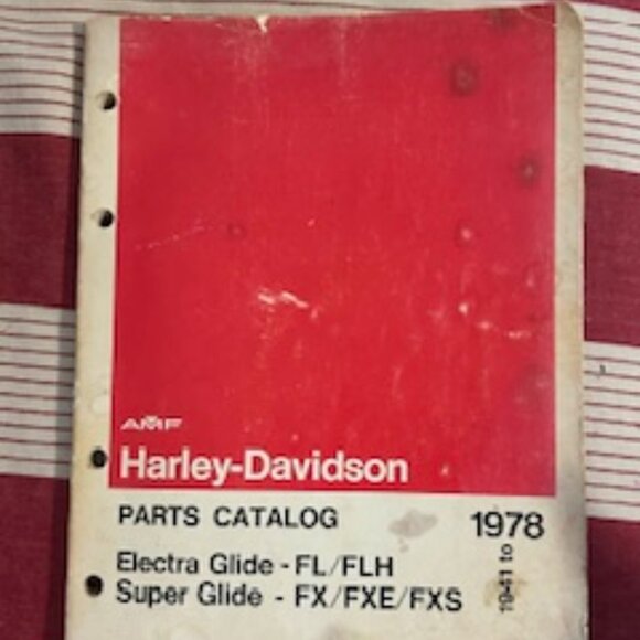 1941-1978 AMF/Harley Davidson Parts Catalog Issued Oct.1977 - Picture 2 of 13